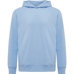 Iqoniq Yengo Hoodie mit Seitentaschen aus rec. Baumwolle, sky blue, S