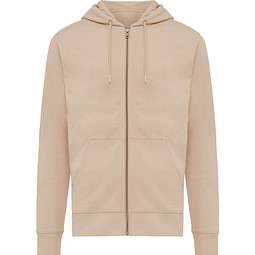 Iqoniq Abisko Zip-Kapuzenpullover aus recycelter Baumwolle, desert, XL