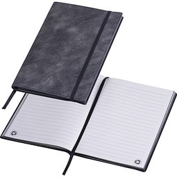 A5 Notizbuch aus Soft PU JONAS, schwarz