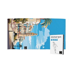 ActiveTowel® Sports 130x70 cm, weiss / individuell