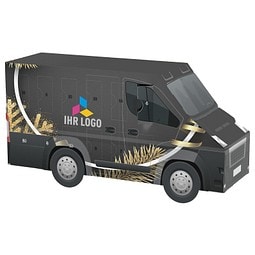 Adventskalender Transporter, Lindt Schokotäfelchen, Edle Weihnacht
