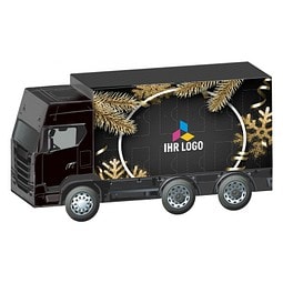 Adventskalender LKW, Ritter SPORT Schokowürfel, Edle Weihnacht