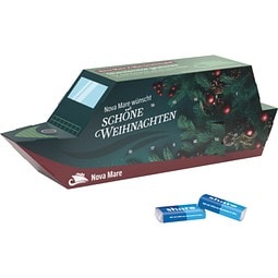 Adventskalender Schiff, share Schokotäfelchen, inkl. Druck