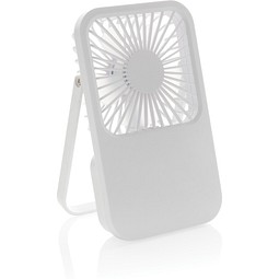 Aervina wiederaufladbarer Tischventilator aus RCS rec. ABS, weiß