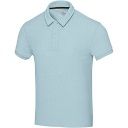 Akoya Poloshirt aus GRS-recyceltem Frottee Unisex, Cloud Blue, 2XL