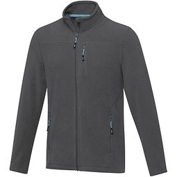 Amber GRS recycelte Fleecejacke für Herren, storm grey, XL