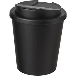 Americano® Espresso 250 ml Isolierbecher mit auslaufsicherem Schraubverschluss, schwarz/schwarz