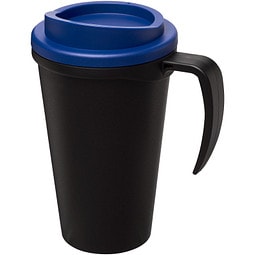 Americano Grande Isolierbecher, 350 ml, schwarz,blau