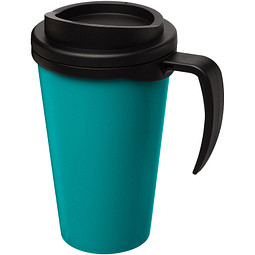 Americano Grande Isolierbecher, 350 ml, türkisblau,schwarz