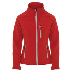 Antartida Softshelljacke für Damen, rot, 2XL