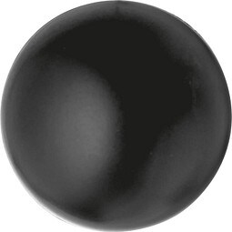 Anti Stress Knautschball aus knetbarem Schaumstoff AMELIA, schwarz
