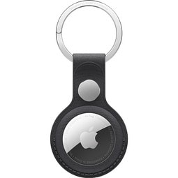 Apple AirTag Schlüsselanhänger aus Feingewebe, schwarz