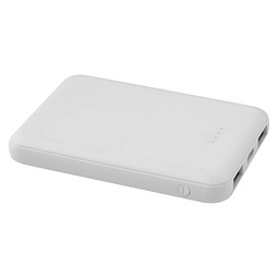 Asama 5000 mAh Typ-C Powerbank aus recyceltem Kunststoff, weiss