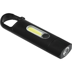 Aufladbare LED-Taschenlampe BRIGHT LIGHT,schwarz