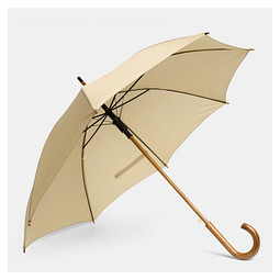 Automatik-Holzstockschirm BOOGIE,beige