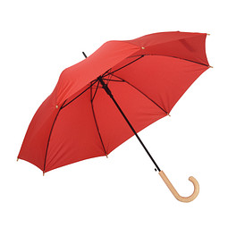 Recycle Automatik Stockschirm LIPSI, rot