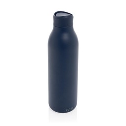 Avira Alok 600ml Wasserflasche aus RCS rec. 360 Stahl, navy blau