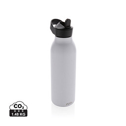 Avira Ara RCS Re-Steel Fliptop Wasserflasche 500ml, weiß