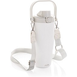 Avira Ayala Crossbody Duosip Becher aus RCS rec. Stahl, weiß