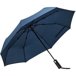 BARON Umbrella, Vollautomatischer Windproof-Taschenschirm, marineblau