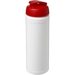 Baseline® Plus 750 ml Flasche mit Klappdeckel, weiß/rot