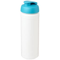 Baseline Plus grip Sportflasche mit Klappdeckel, 750 ml, weiss/türkis