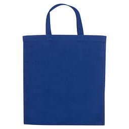 Einkaufstasche Baumwolle, kurze Henkel, navyblau