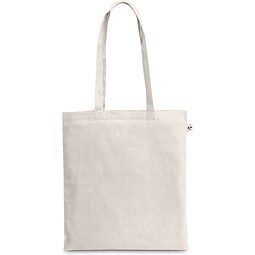 BEJA. Tasche aus 100 % recycelter Baumwolle (180 g/m²), Naturhell
