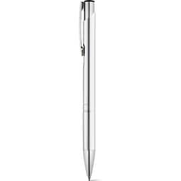 BETA. Aluminium-Kugelschreiber mit Clip, Silber