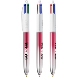 BIC® 4 Colours® Bicolor Rosa/Silber