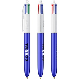 BIC® 4 Colours® Glacé Blau Glacé / Weiß