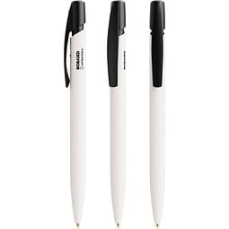 BIC® Media Clic BIO Based BGUARD™ Antibakterieller Kugelschreiber Weiß Blaue Tinte
