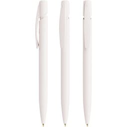 BIC® Media Clic Ecolutions® Kugelschreiber Weiß Recycelt Blaue Tinte