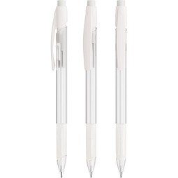 BIC® Media Clic Grip Druckbleistift Gefrostetes Weiß/Gefrostetes Weiß