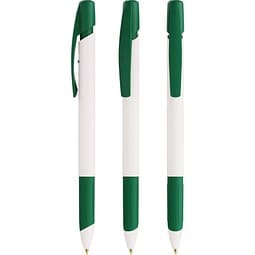 BIC® Media Clic Grip Ecolutions® Kugelschreiber Weiß/Grün Blaue Tinte