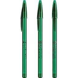 BIC® Style Ballpen Transparent  Grün/ Transparent Grün/ Blaue Tinte