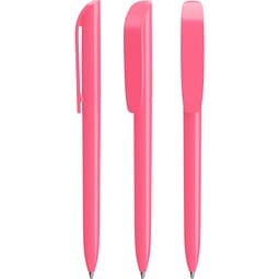 BIC® Super Clip ballpen Säurerosa Blaue Tinte