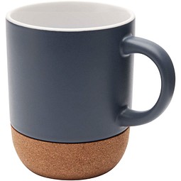 Billie 300 ml Keramiktasse mit Korkdetails, eisblau