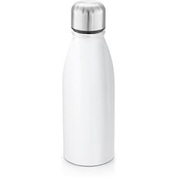 BILLY. Aluminiumflasche sublimations mit Edelstahlverschluss 500 ml, Weiß
