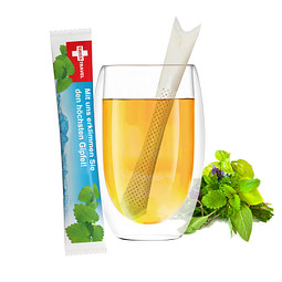 Bio Tee-Stick - Alpenkräuter, inkl. Druck