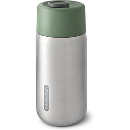 Black+Blum isolierter, auslaufsicherer Becher aus Edelstahl, Olivgrün