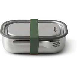 Black+Blum Stainless Steel Lunch Box groß, Olivgrün