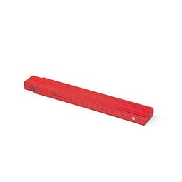 Metrie® Holz-Zollstock "Block 52", 2 m, rot