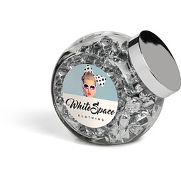 Bonbonglas, 900 g, 1 Etikett