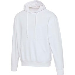 Boris Oversize Kapuzenpullover aus recycelter 280 g/m2 Bio Baumwolle (OCS), unisex, weiss, L