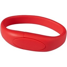 Bracelet USB-Stick, rot, 8GB