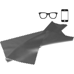 Brillenputztuch, silbergrau