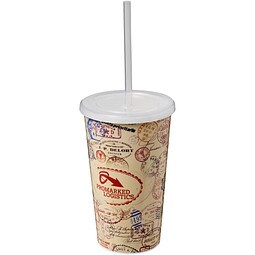 Brite-Americano doppelwandiger Becher, 350 ml, weiss