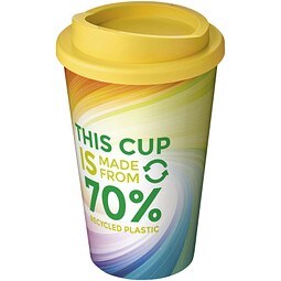 Brite-Americano® Eco 350 ml Isolierbecher, gelb