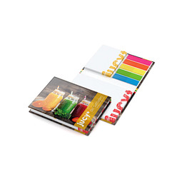 Geiger-Notes Haftnotiz-Set Brüssel Book Cover Individuell, gloss, inkl. Druck auf Einband & Haftnotizen
